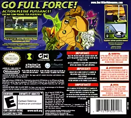 Image n° 2 - boxback : Ben 10 - Alien Force (v01)